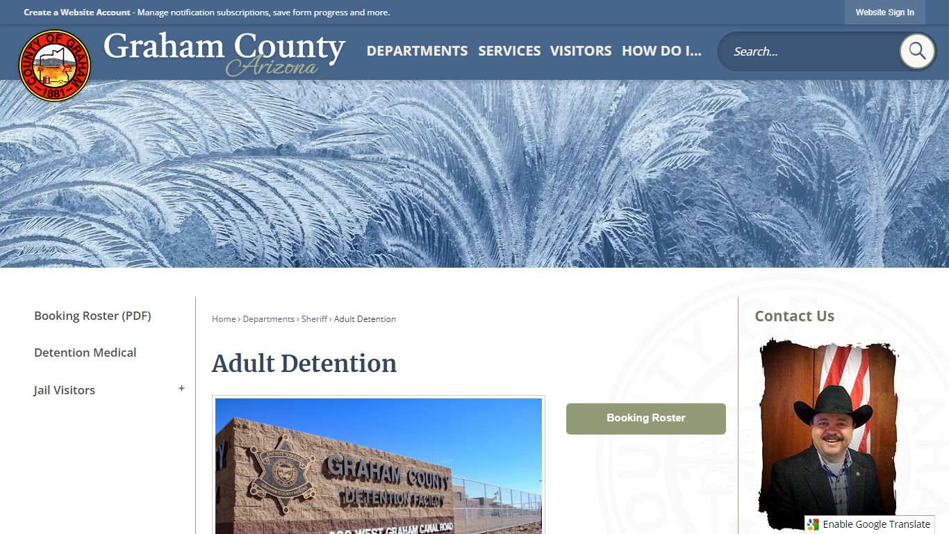 Adult Detention | Graham County, AZ